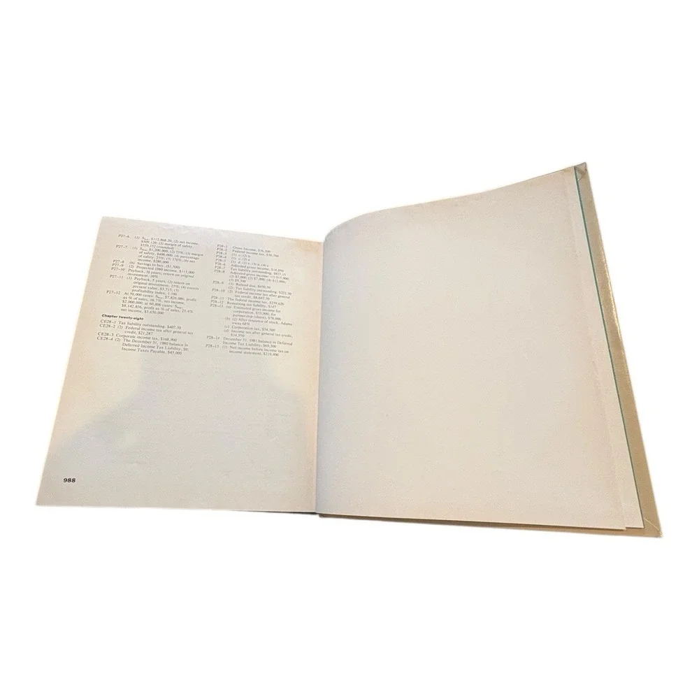 Elementary Accounting‎ 1976 Reynolds Slavin Sanders Dryden Press Textbook